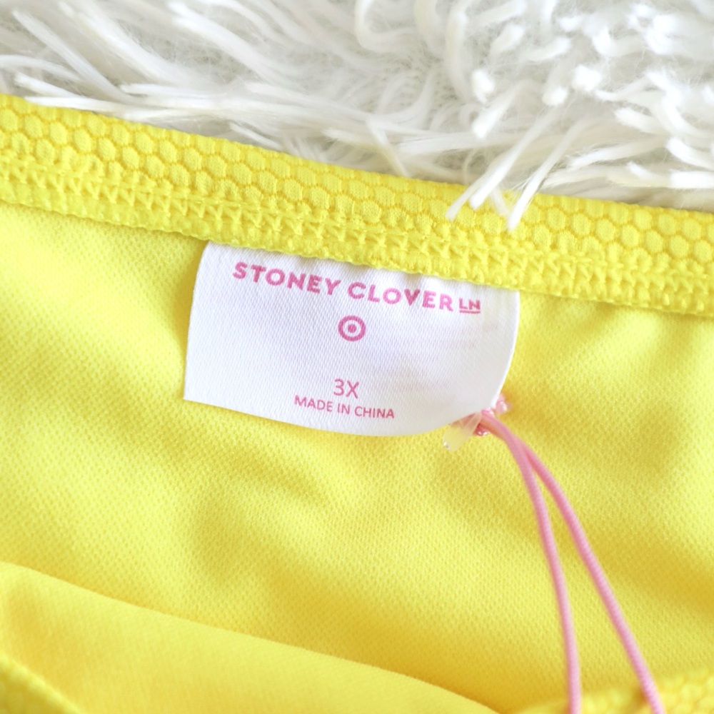 Stony Clover Lane x Target Yellow High Waist Bikini Bottom 3X - Picture 2 of 2
